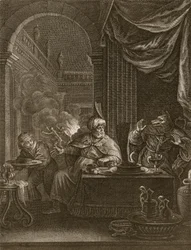 Farkassá átalakult Lycaon, 1731